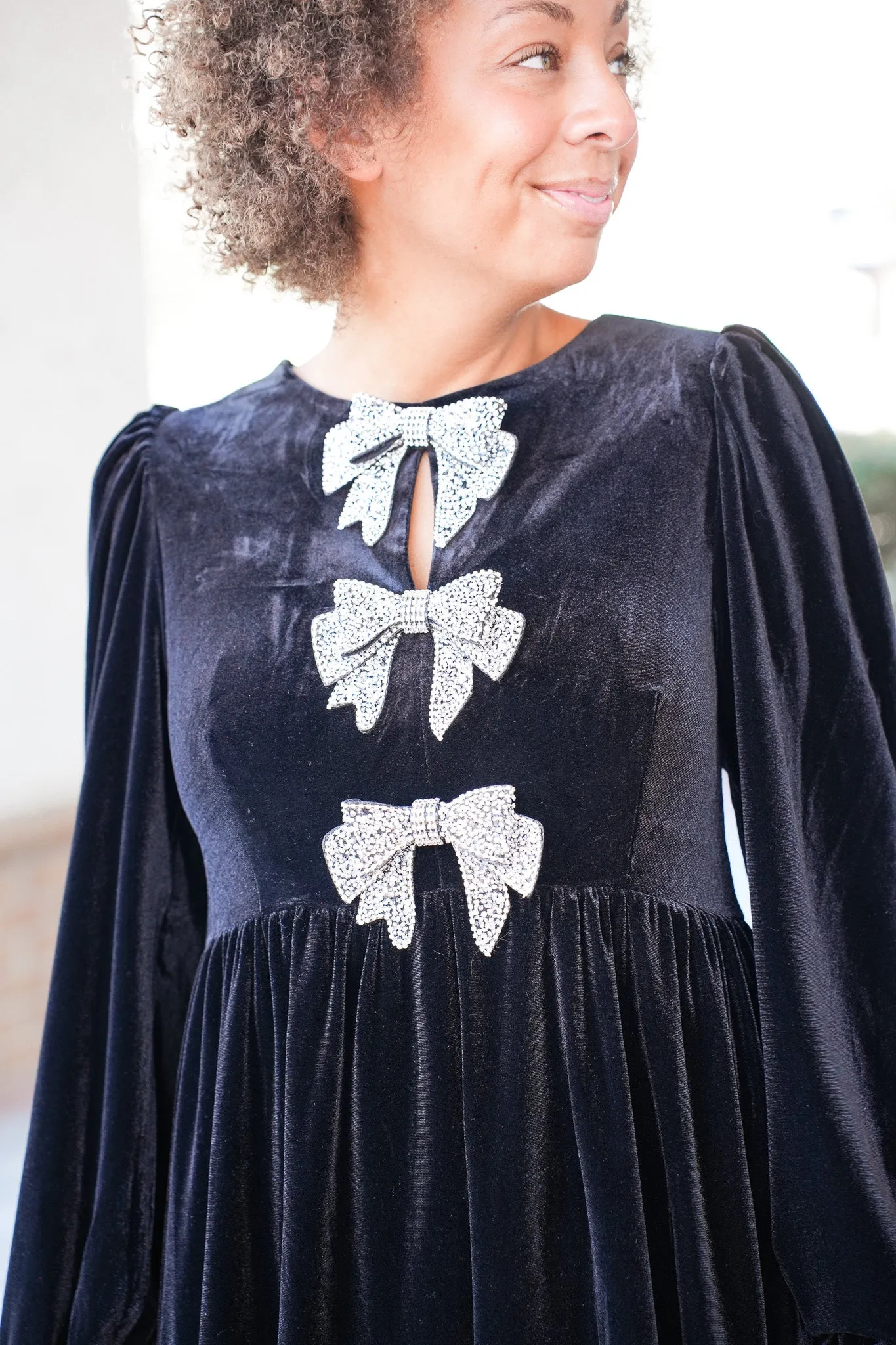 Diamond Velvet Dress