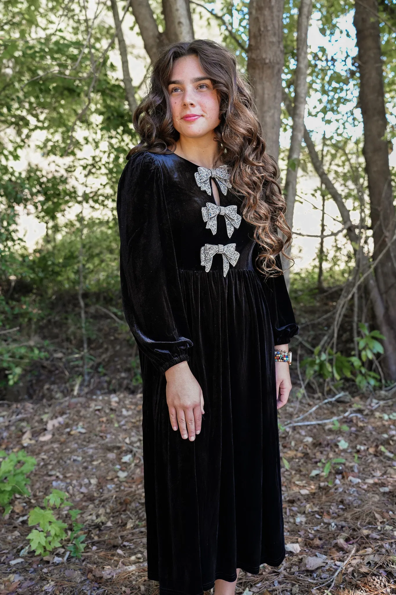 Diamond Velvet Dress