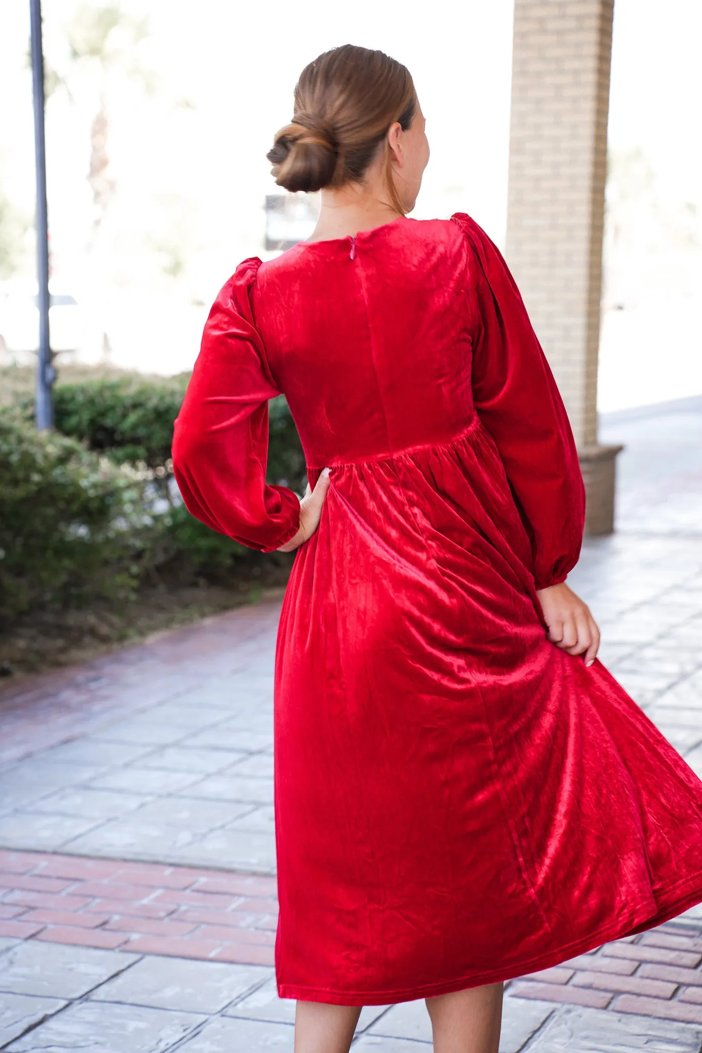 Diamond Velvet Dress