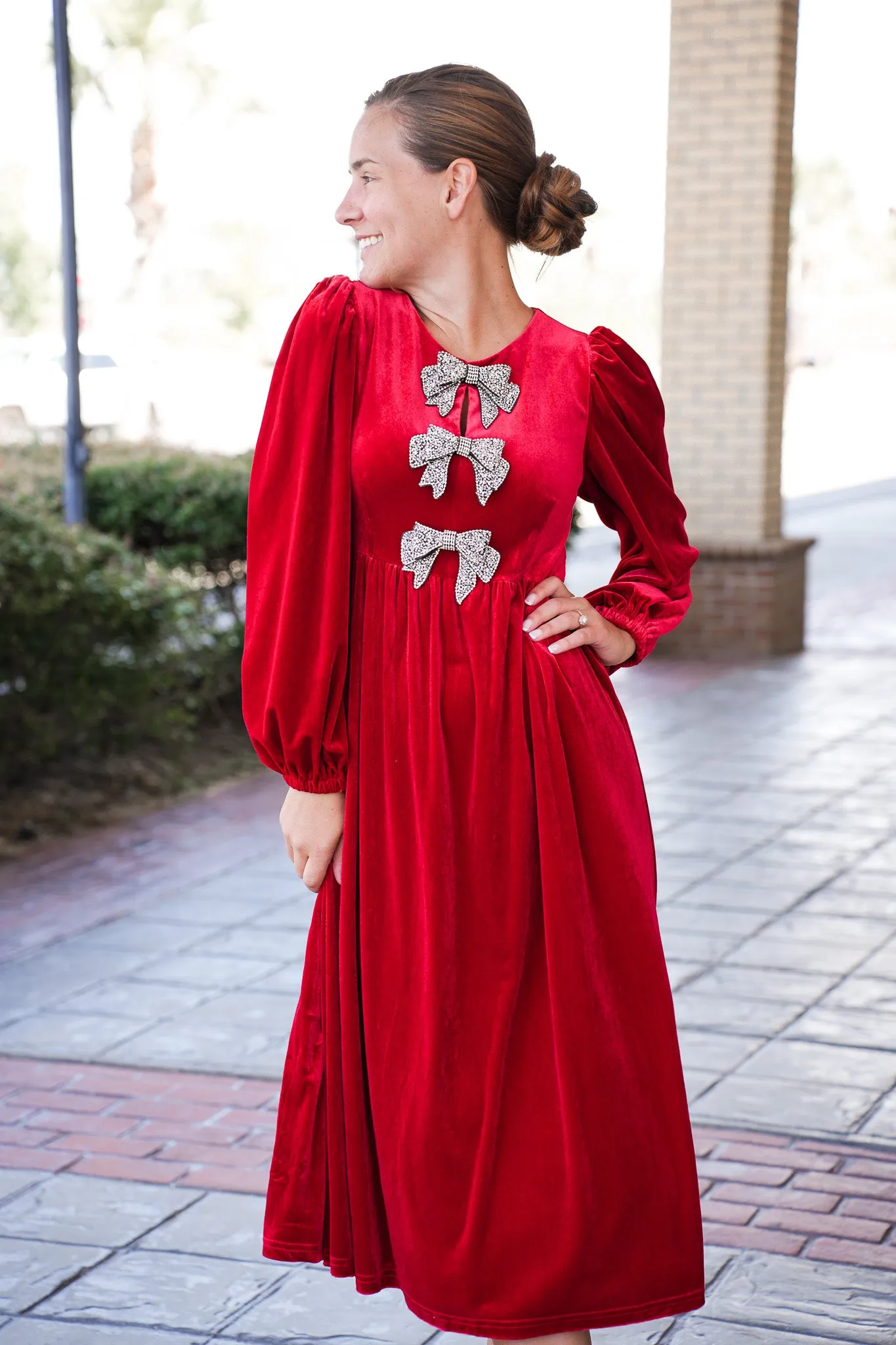 Diamond Velvet Dress