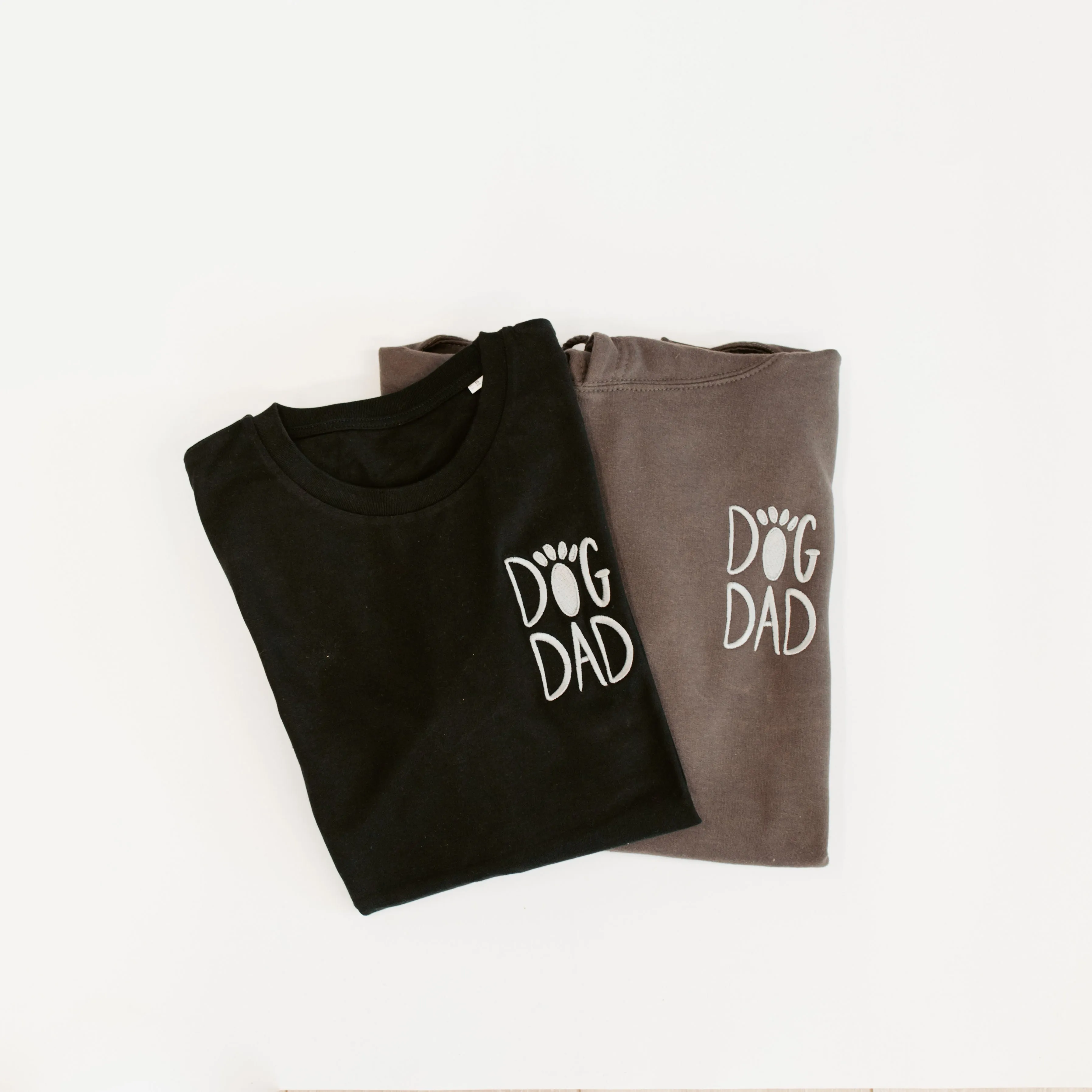 Dog Dad with Paw Sweatshirt or Hoodie