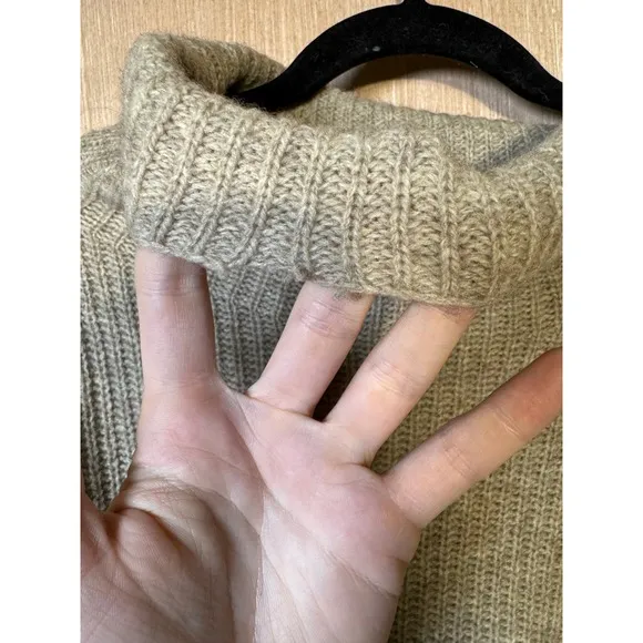 Eileen Fisher alpaca wool blend cowl neck sweater