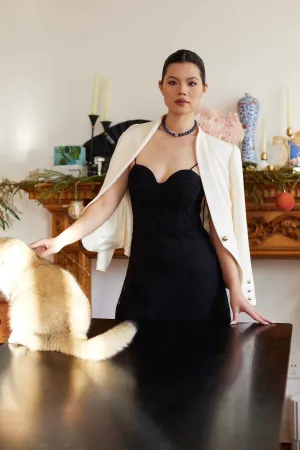 EMBROIDERED LACE DRESS