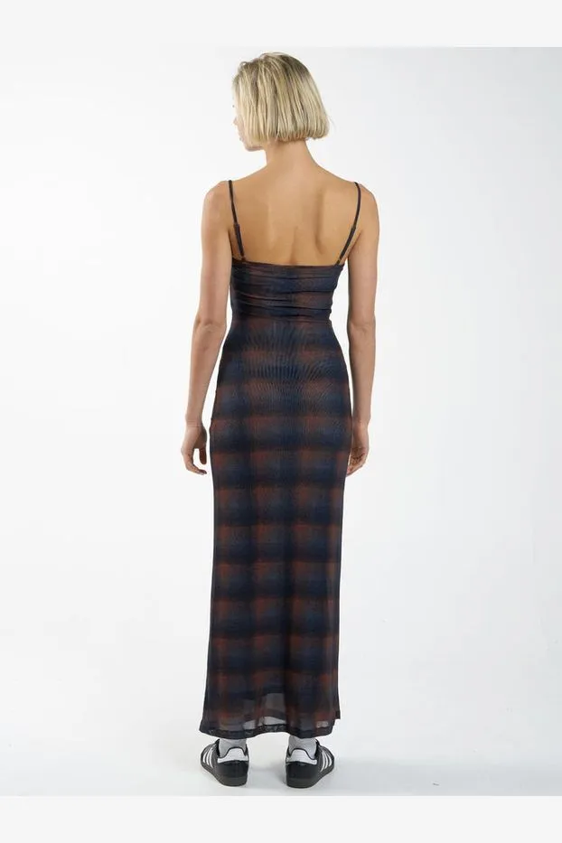 ENMESH DRESS - MIDNIGHT BLUE