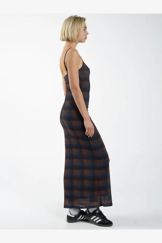 ENMESH DRESS - MIDNIGHT BLUE