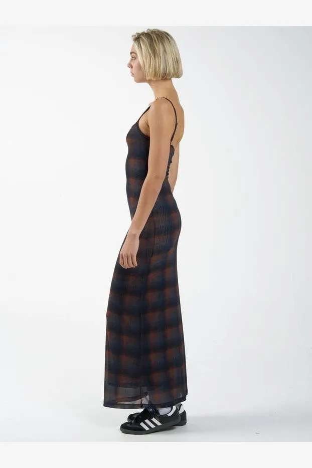 ENMESH DRESS - MIDNIGHT BLUE