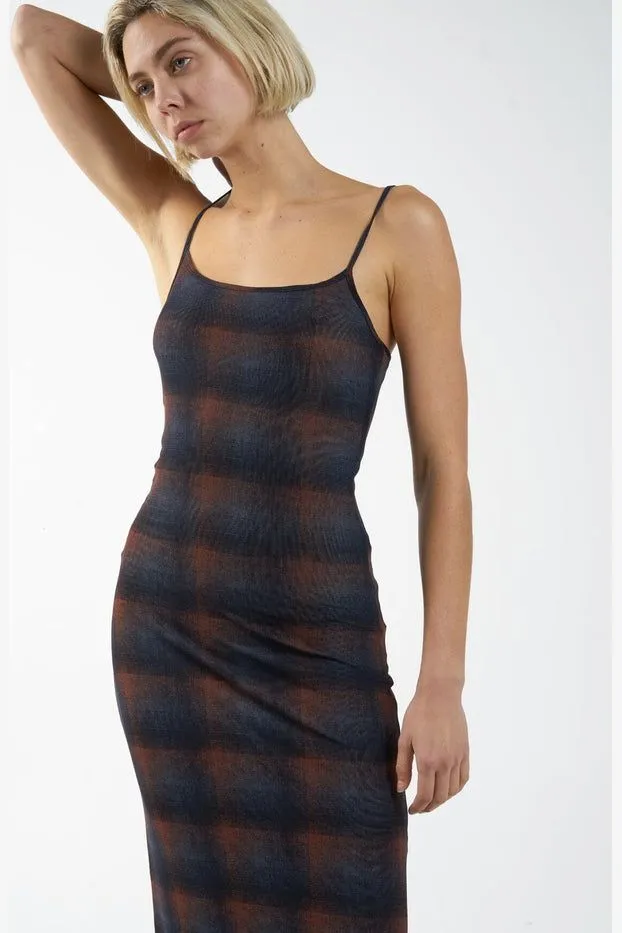 ENMESH DRESS - MIDNIGHT BLUE