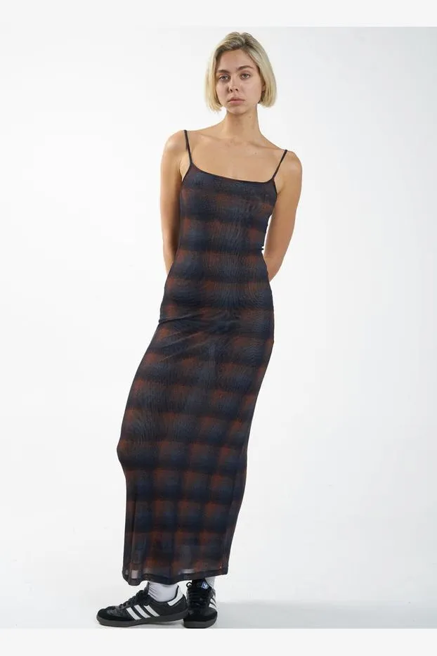 ENMESH DRESS - MIDNIGHT BLUE