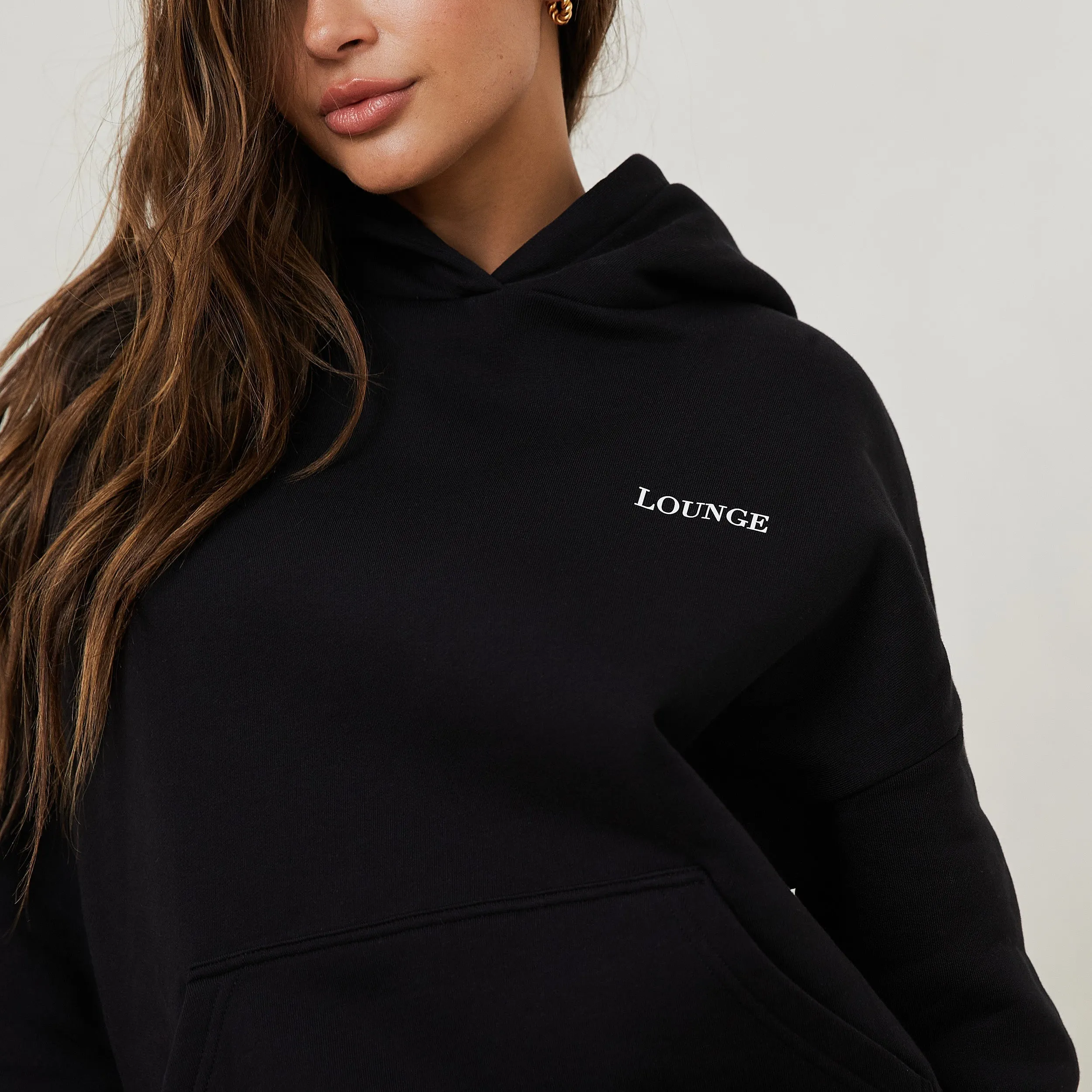 Essential Sweat à Capuche Oversize - Noir