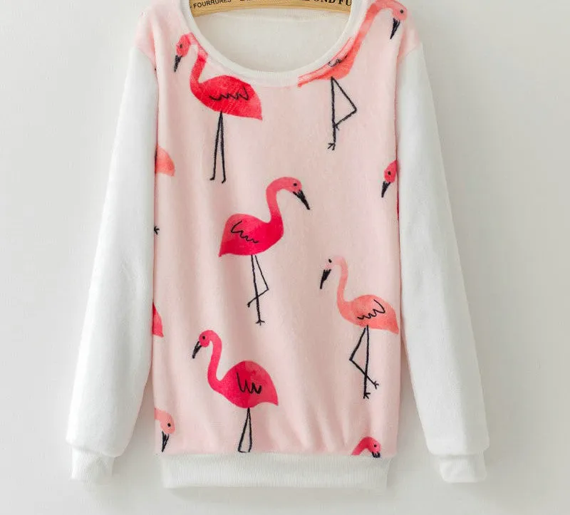 Fashion Women Long Sleeve Flannel Tracksuit Hoodie Dream Catcher Print Casual Pullover Sweatshirt