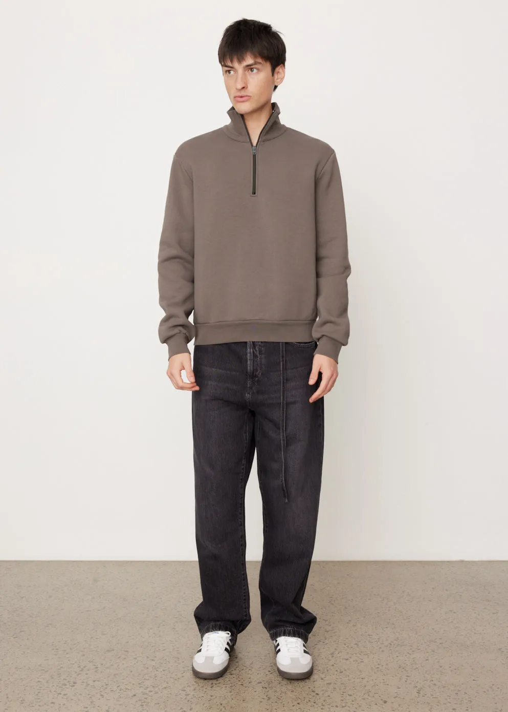 Fenrik 1/4 Zip U Pink Label Sweatshirt