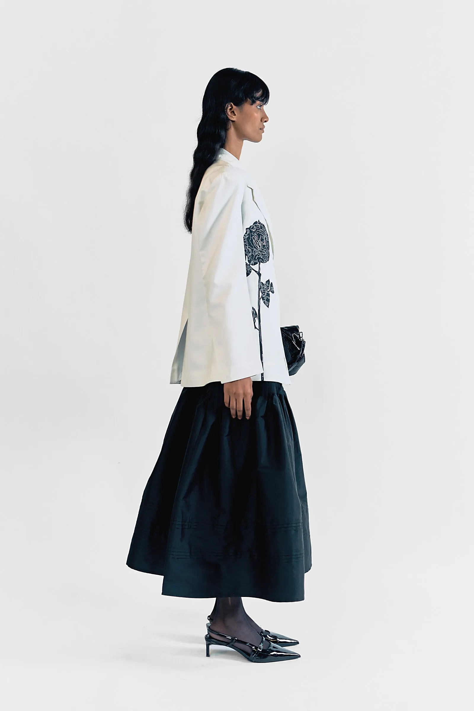 Flounce Skirt - Black