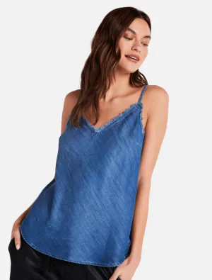 Frayed Cami - Moonlight Haze Wash