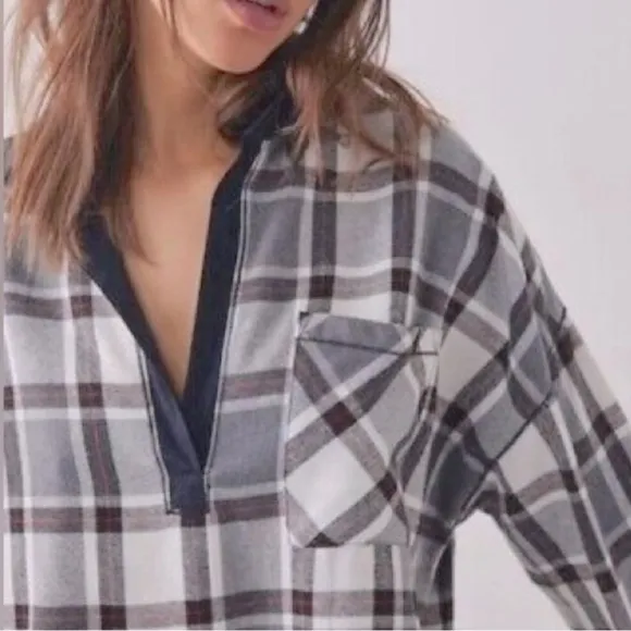 Free People Sunday Morning Sleep Shirt NWOT size Small Oversized