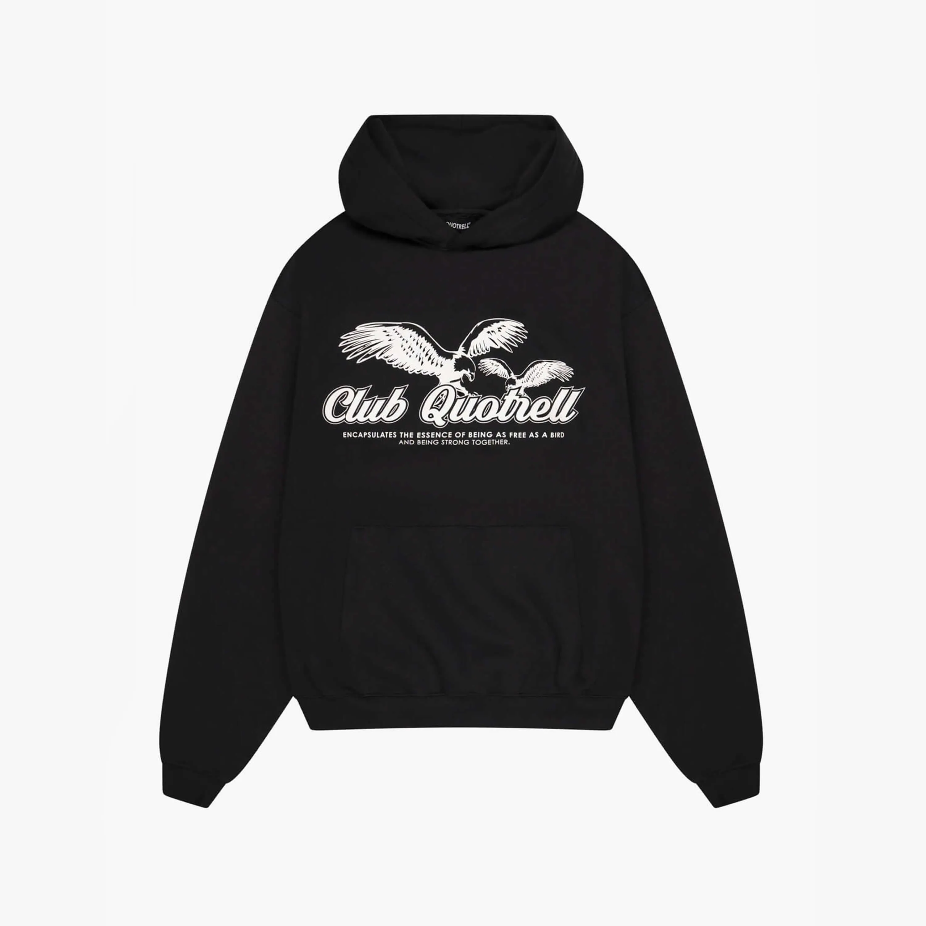 FREEDOM HOODIE | BLACK/WHITE