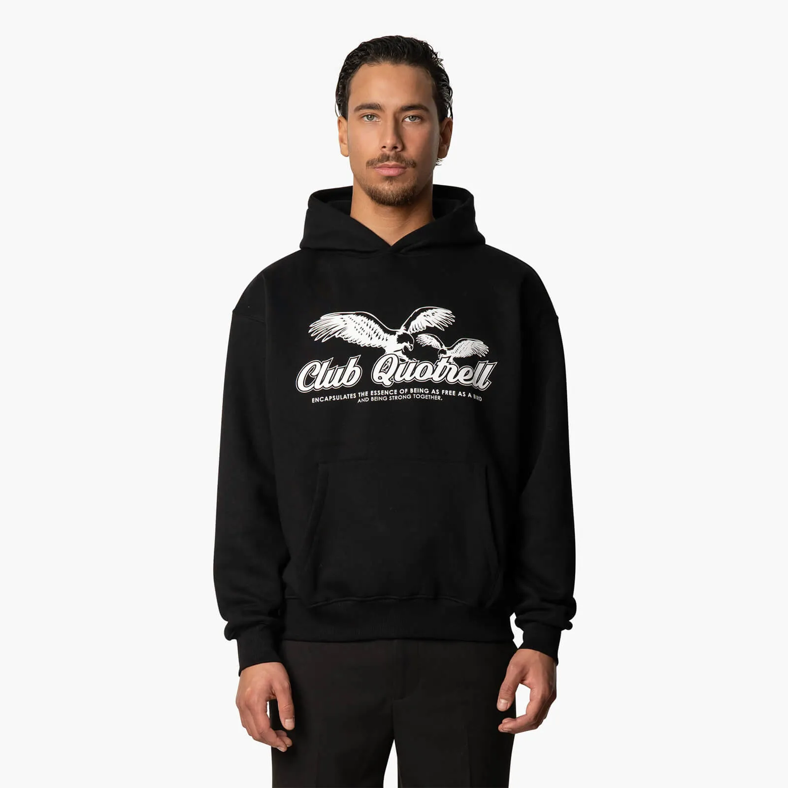 FREEDOM HOODIE | BLACK/WHITE