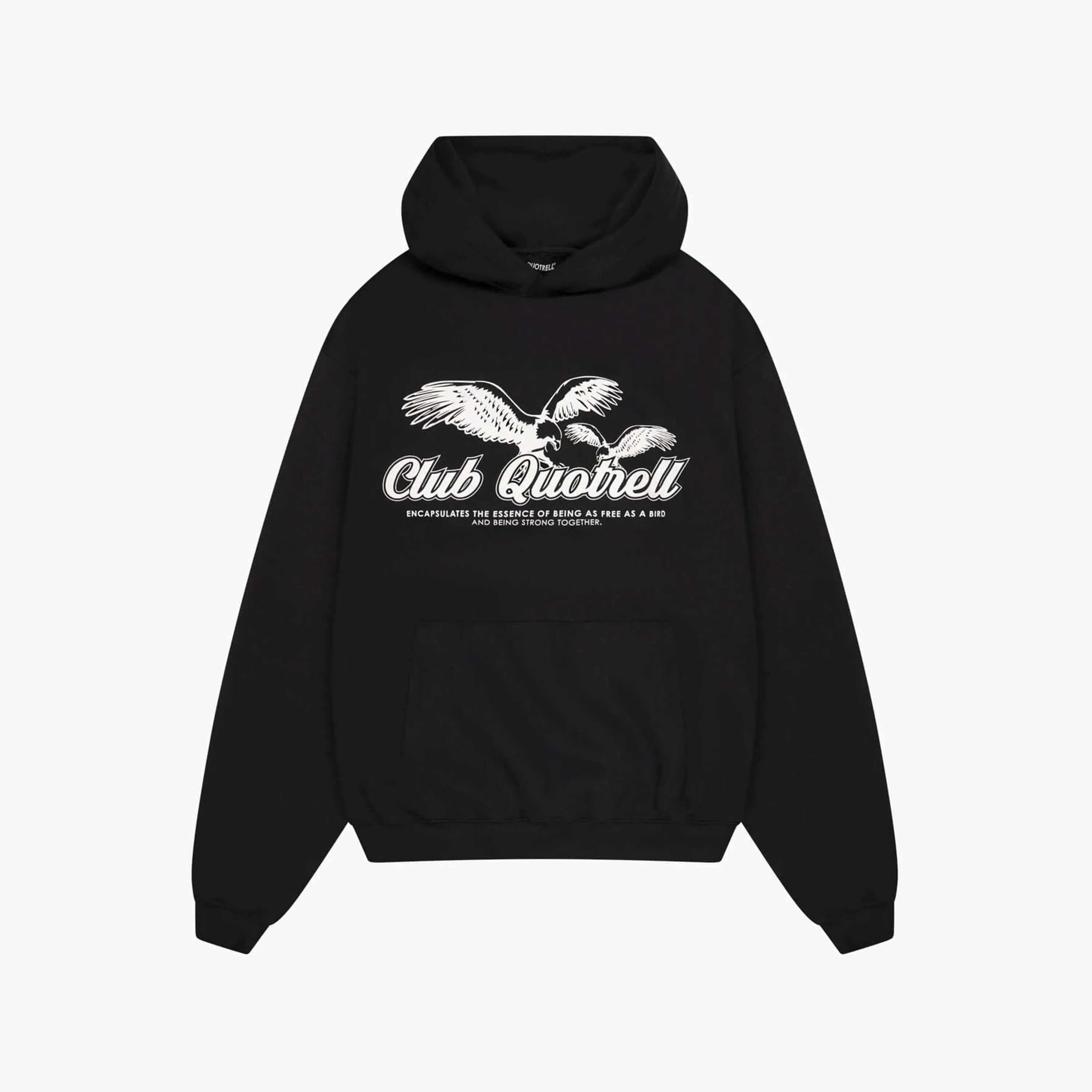 FREEDOM HOODIE | BLACK/WHITE