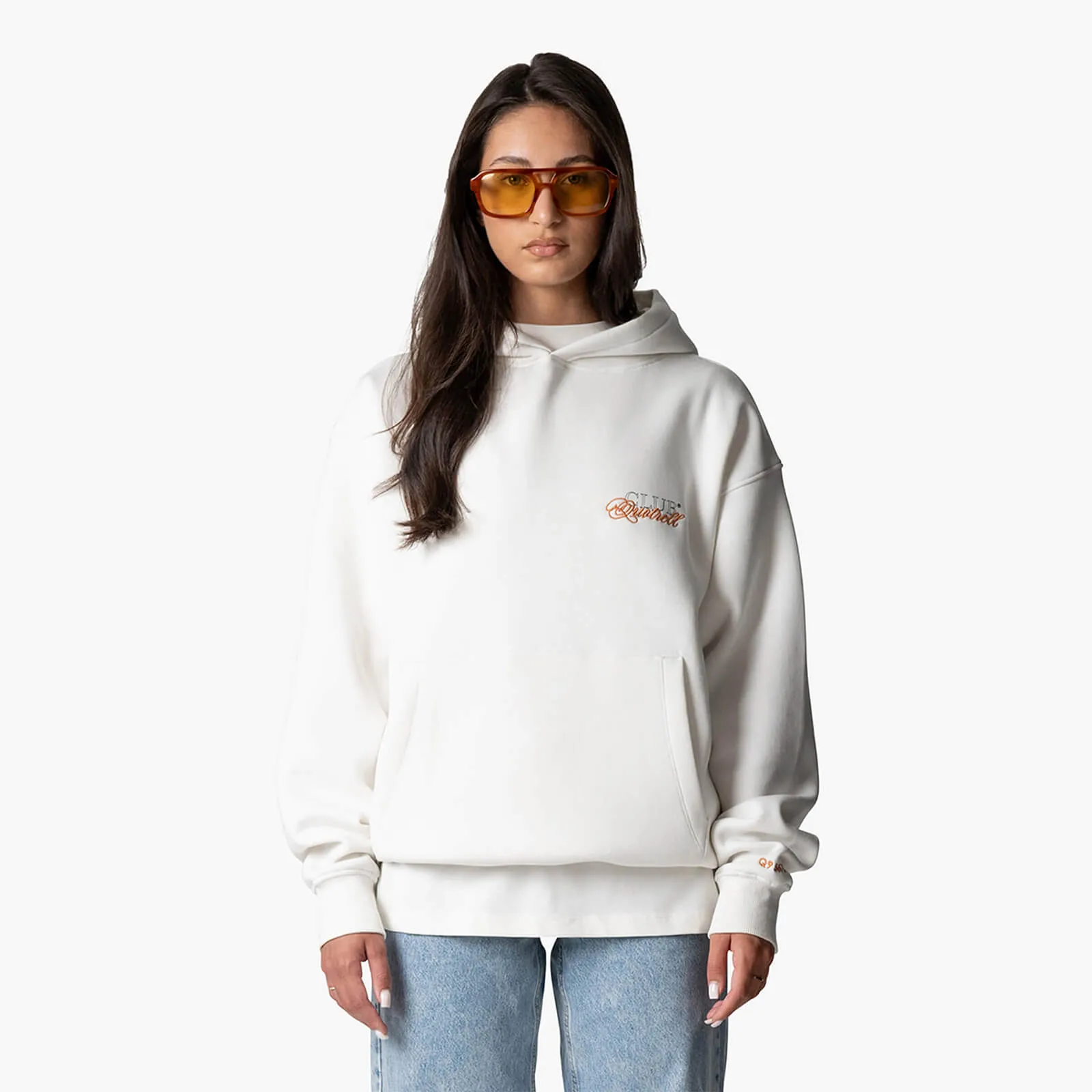 FUTURA HOODIE | OFF WHITE/ORANGE
