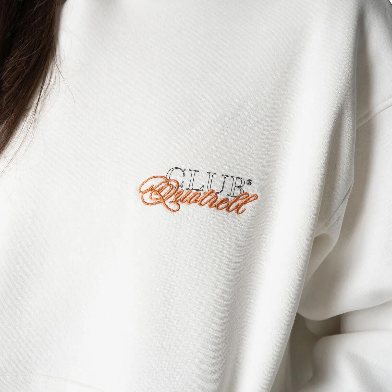 FUTURA HOODIE | OFF WHITE/ORANGE