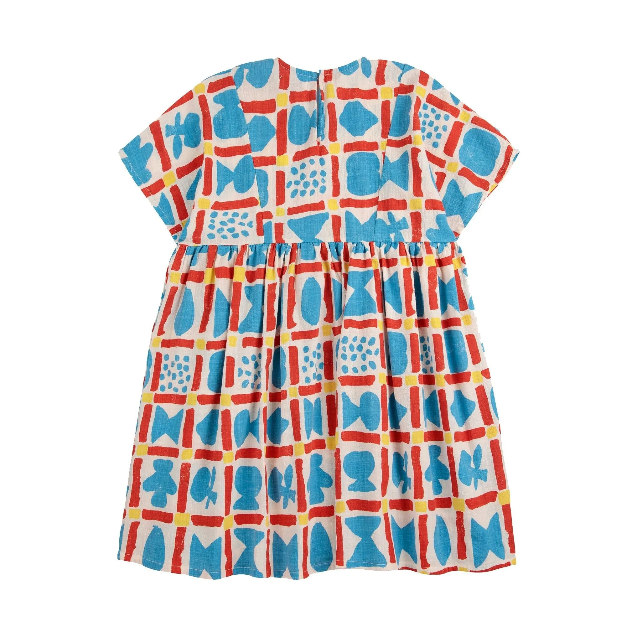 Gemetric Game All Over Woven Dress