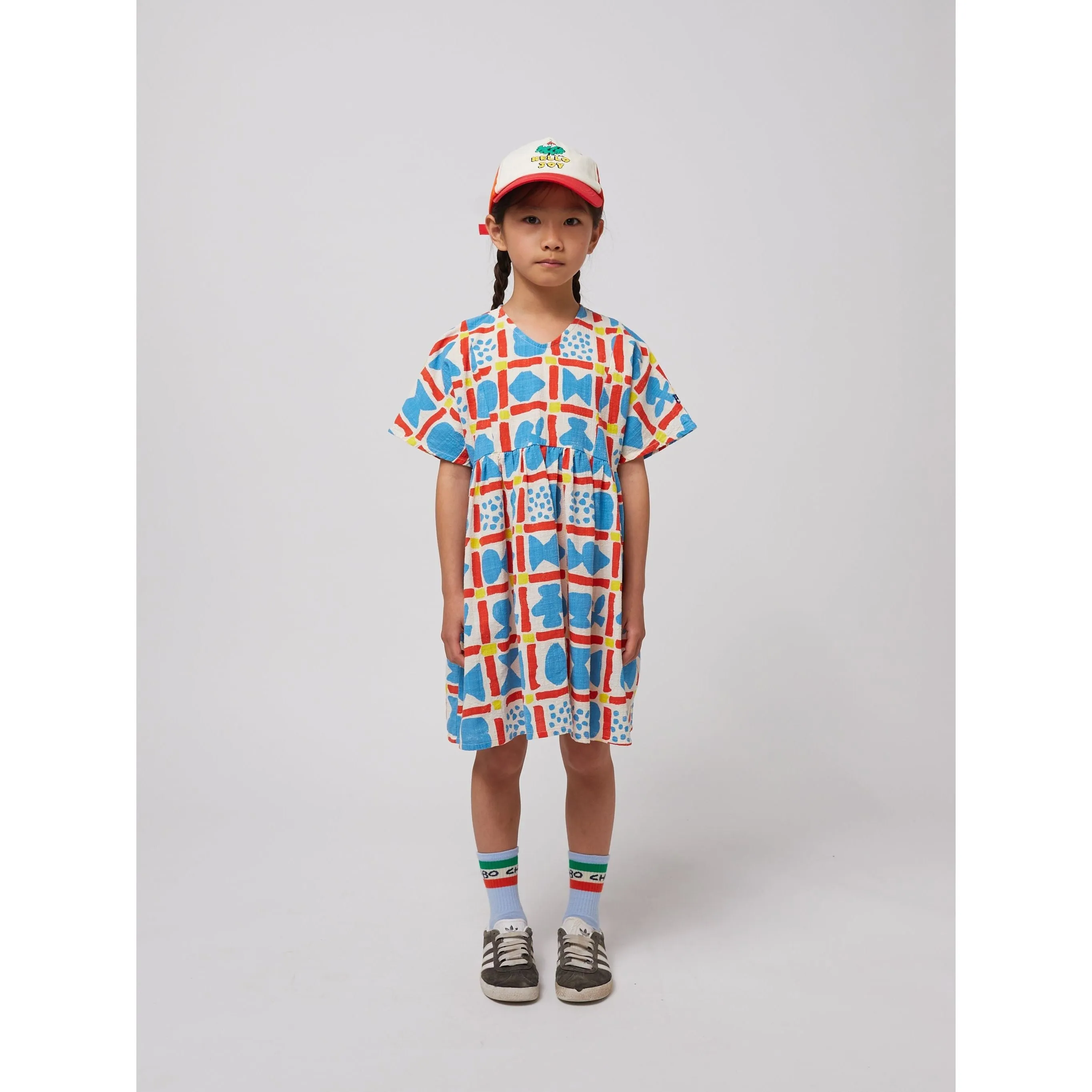 Gemetric Game All Over Woven Dress