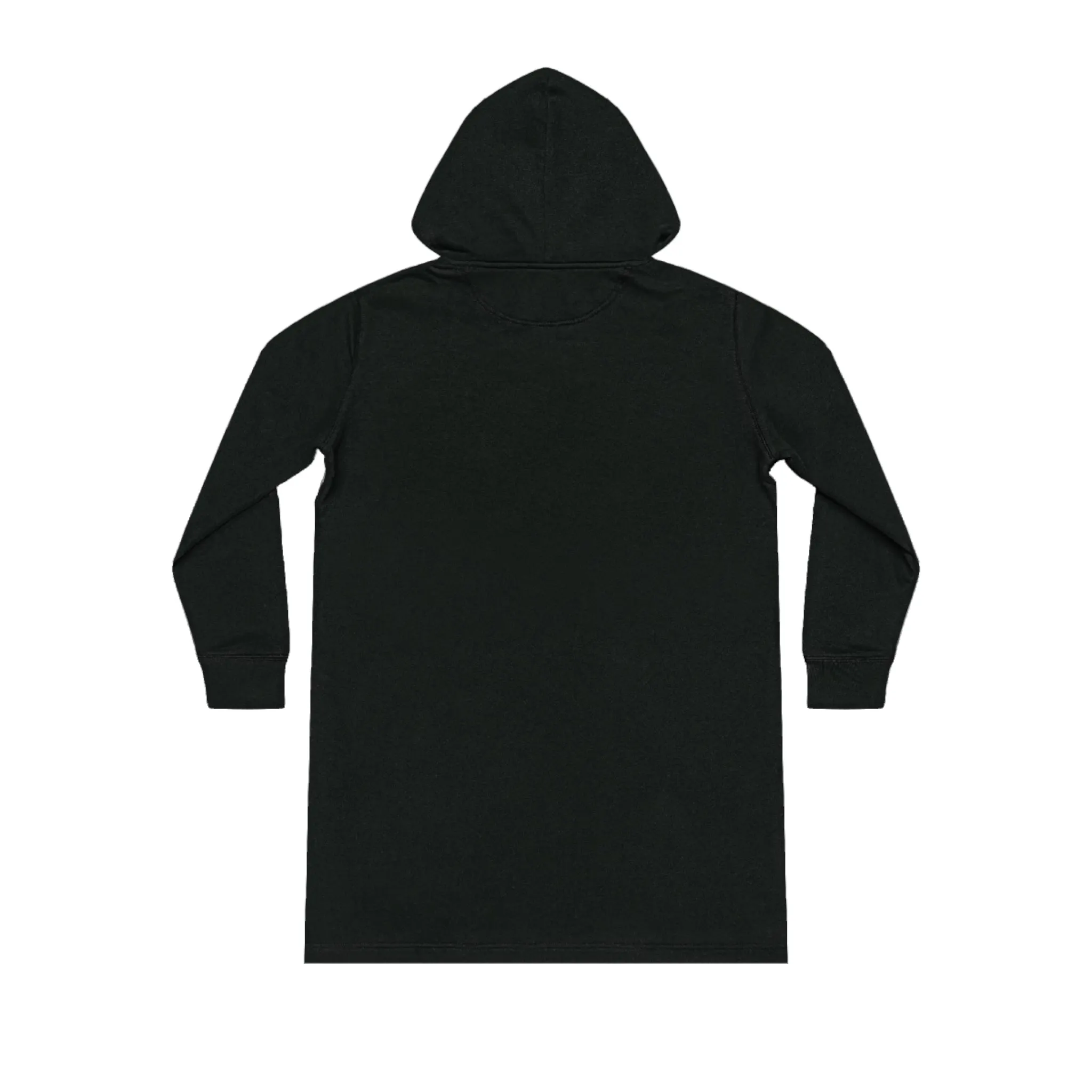 Ghosted by Energy with Spooky Ghosts, Women's Streeter Organic Hoodie Dress (Dark), Printed