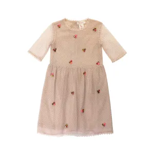 Girls Hend Dress- Blush