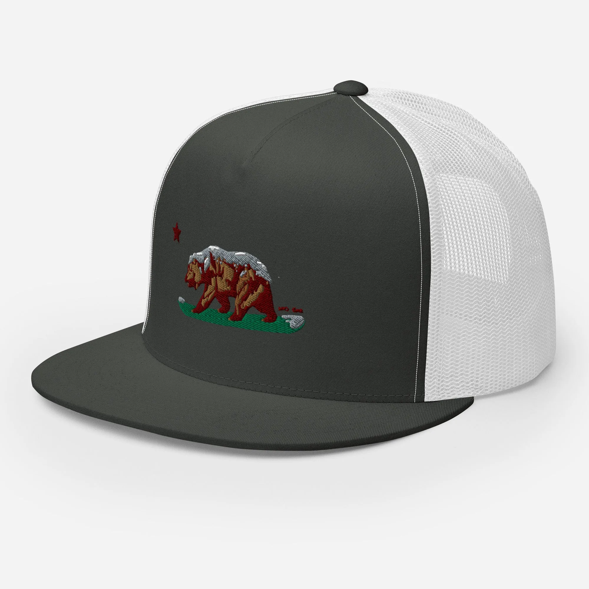 Goldie the CA Grizzly Trucker Cap