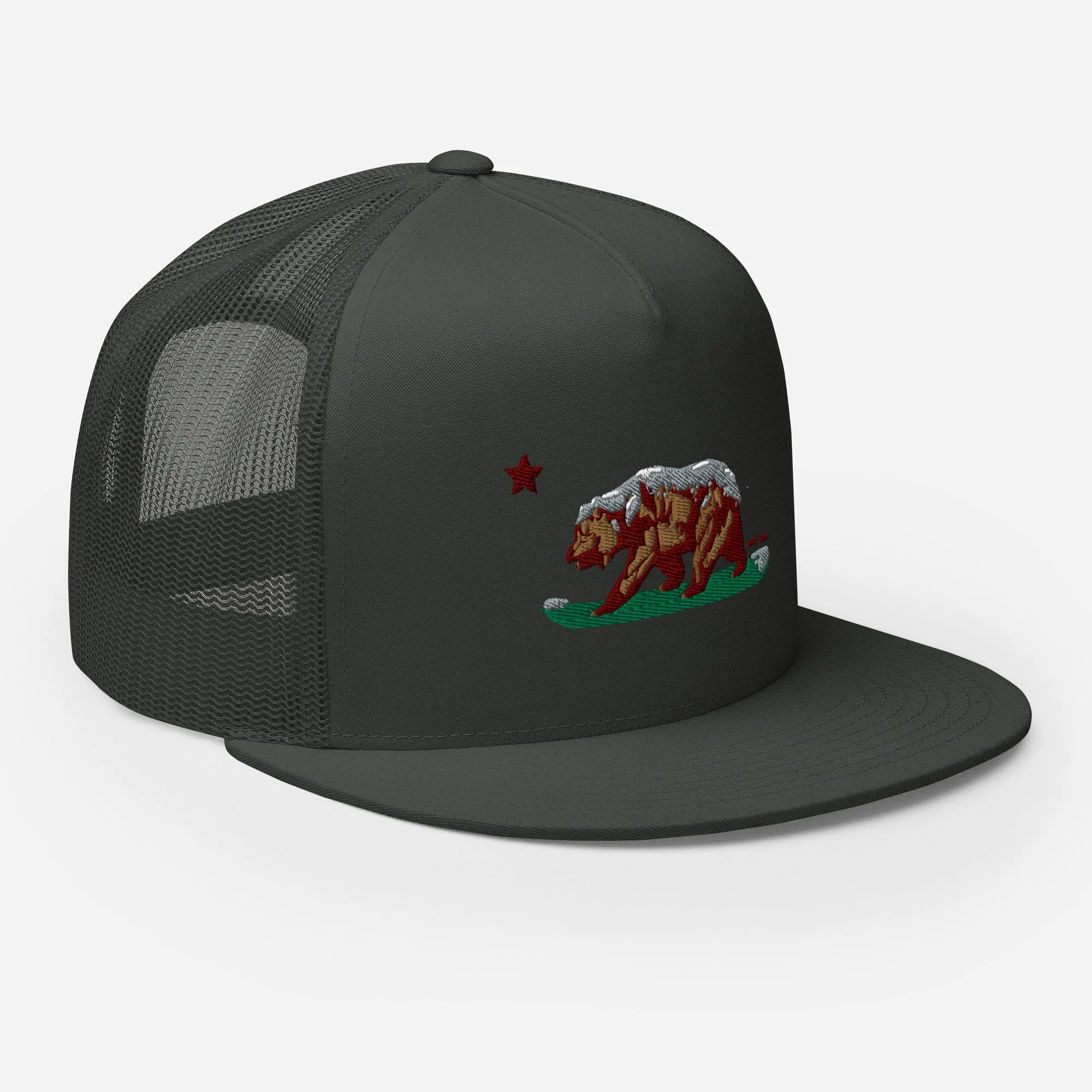 Goldie the CA Grizzly Trucker Cap