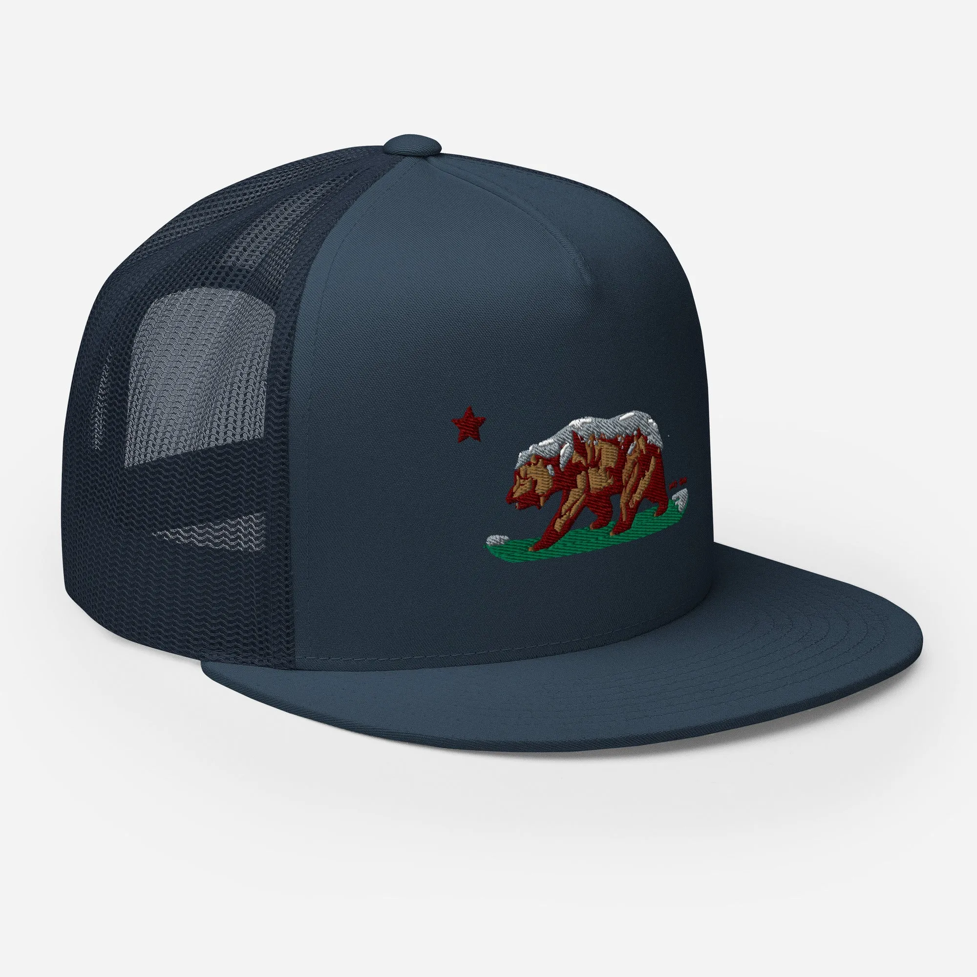 Goldie the CA Grizzly Trucker Cap