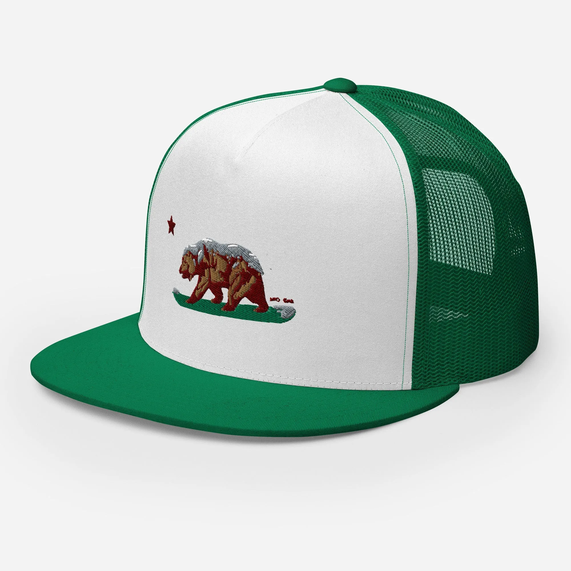 Goldie the CA Grizzly Trucker Cap