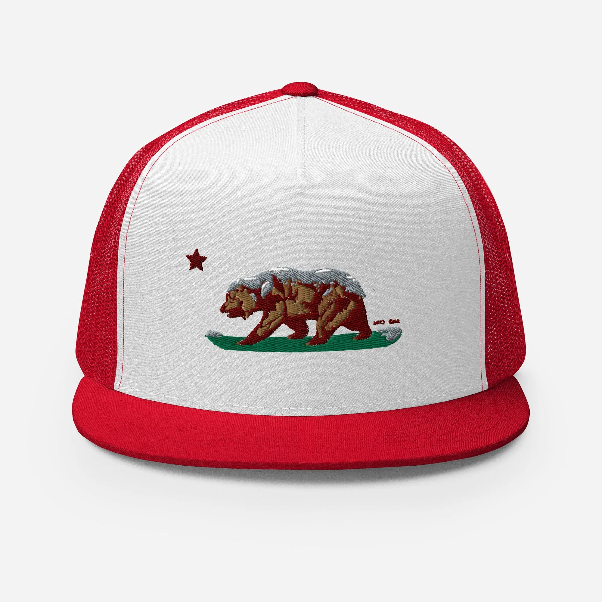 Goldie the CA Grizzly Trucker Cap