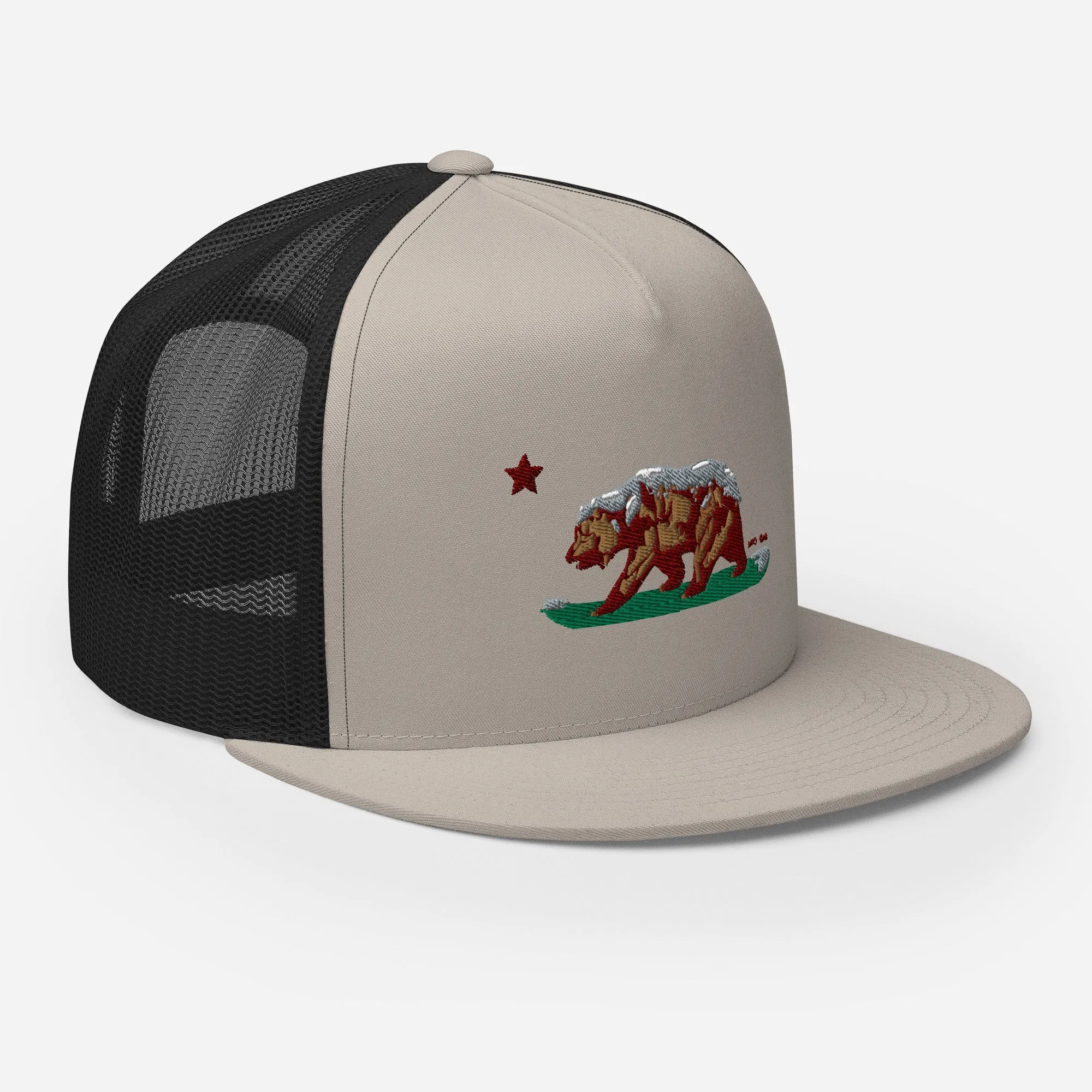 Goldie the CA Grizzly Trucker Cap