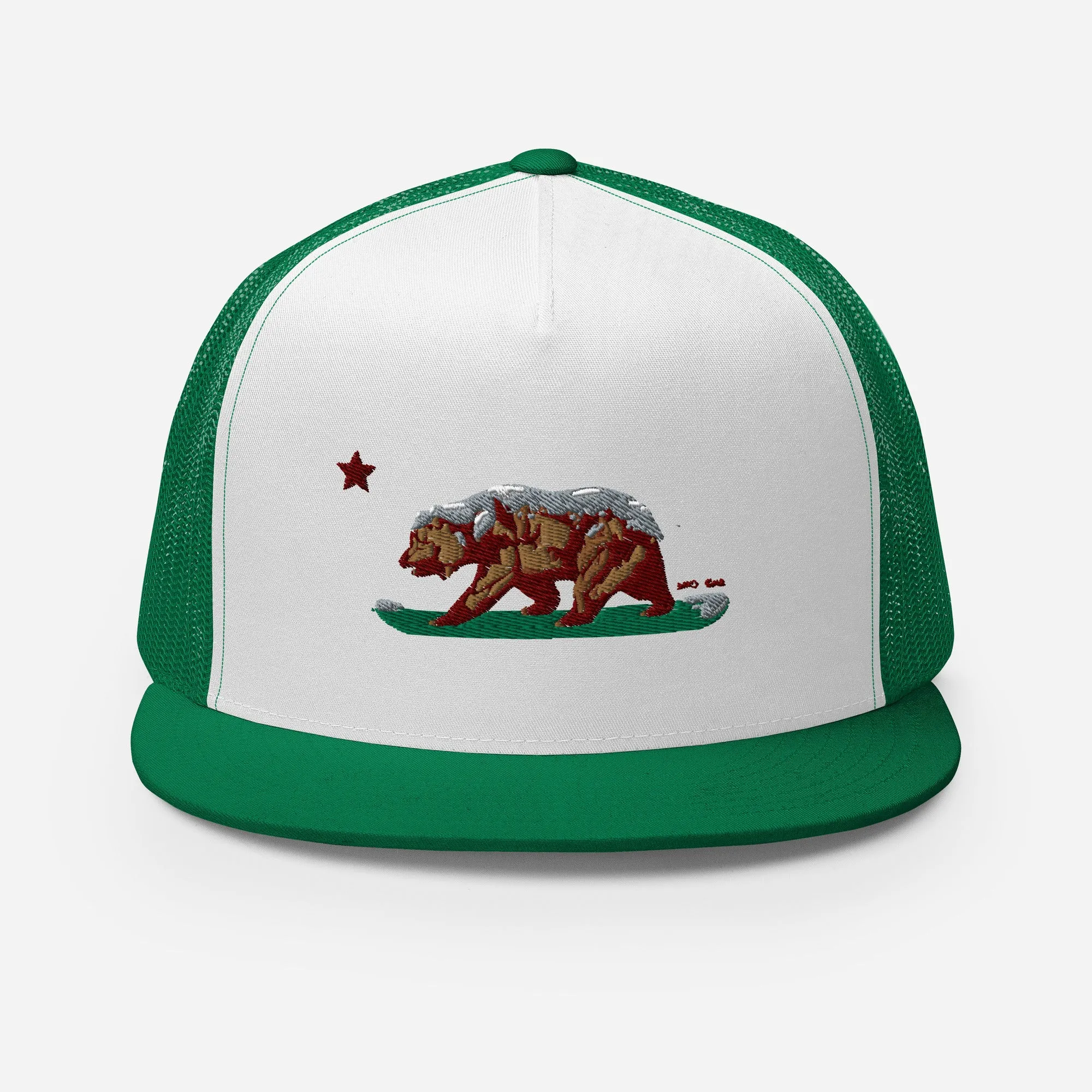 Goldie the CA Grizzly Trucker Cap