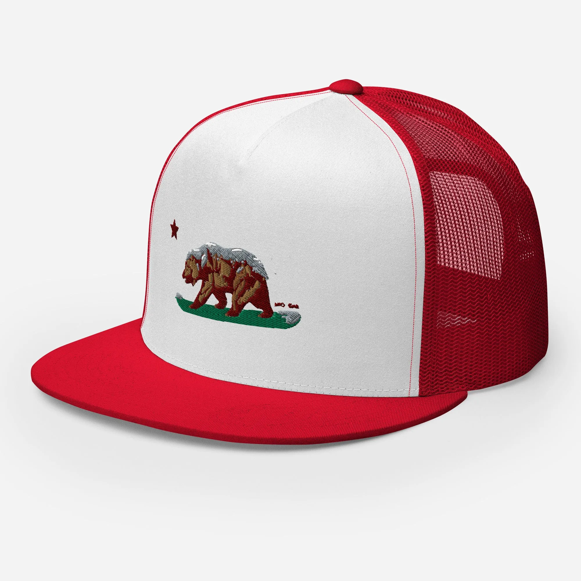 Goldie the CA Grizzly Trucker Cap