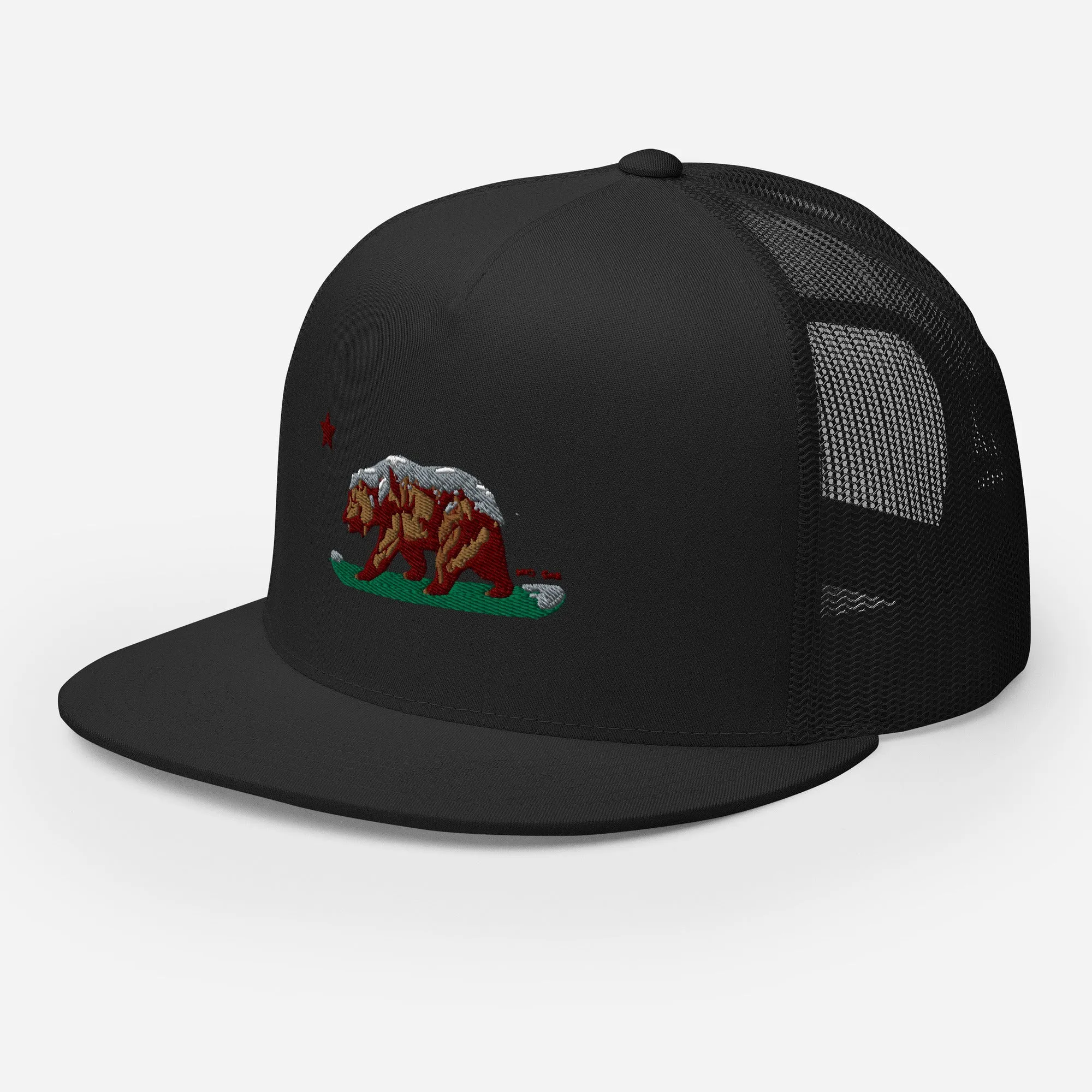 Goldie the CA Grizzly Trucker Cap