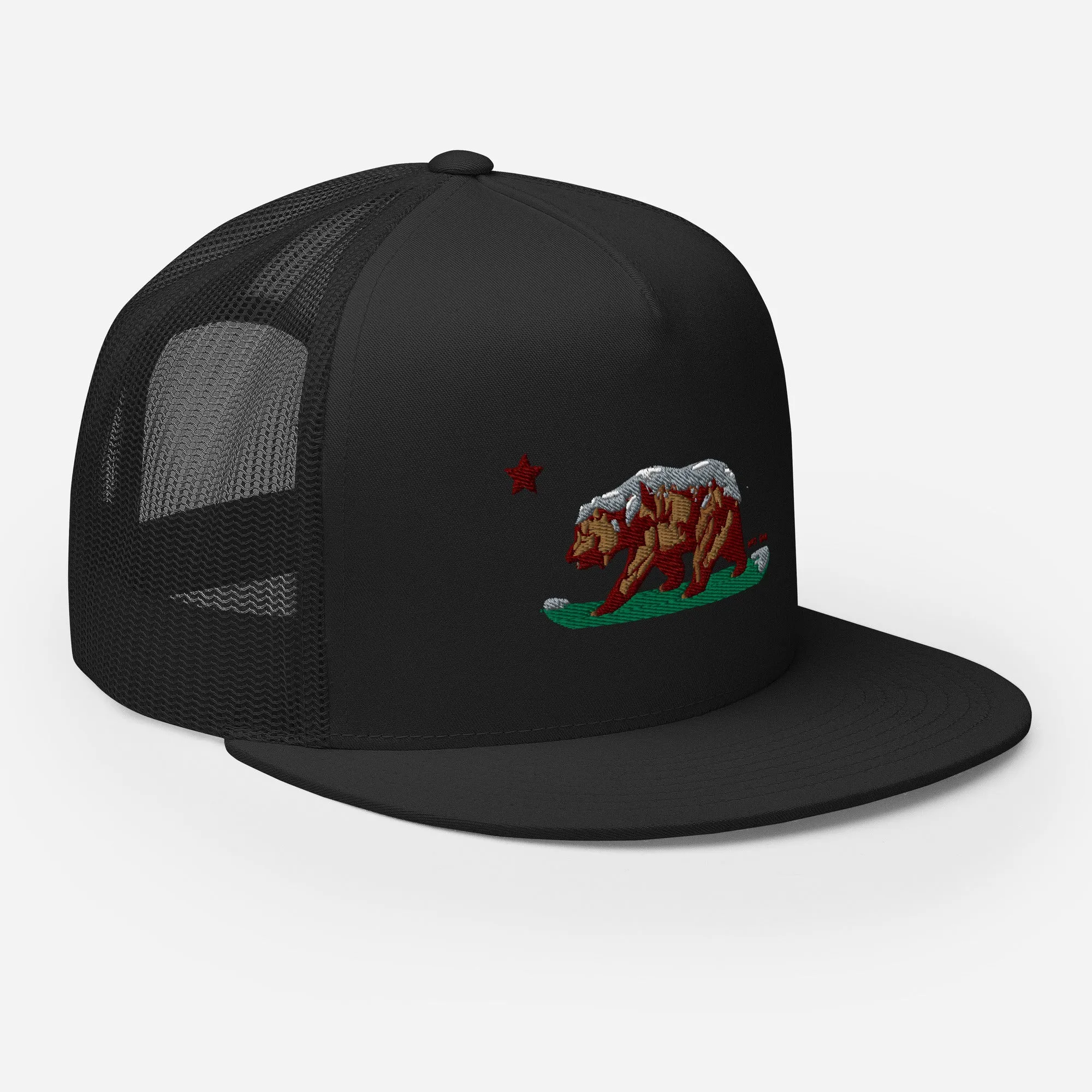 Goldie the CA Grizzly Trucker Cap