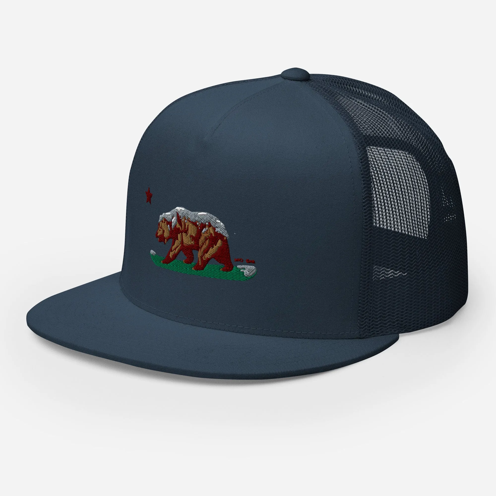 Goldie the CA Grizzly Trucker Cap
