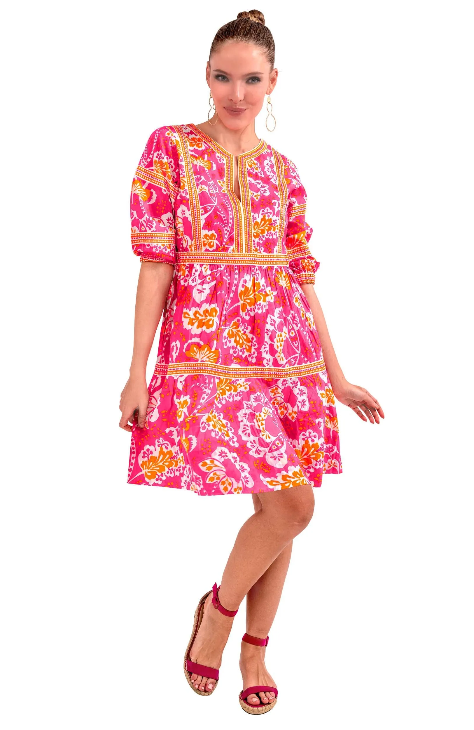 Gretchen Scott Designs Border Dress - Flora