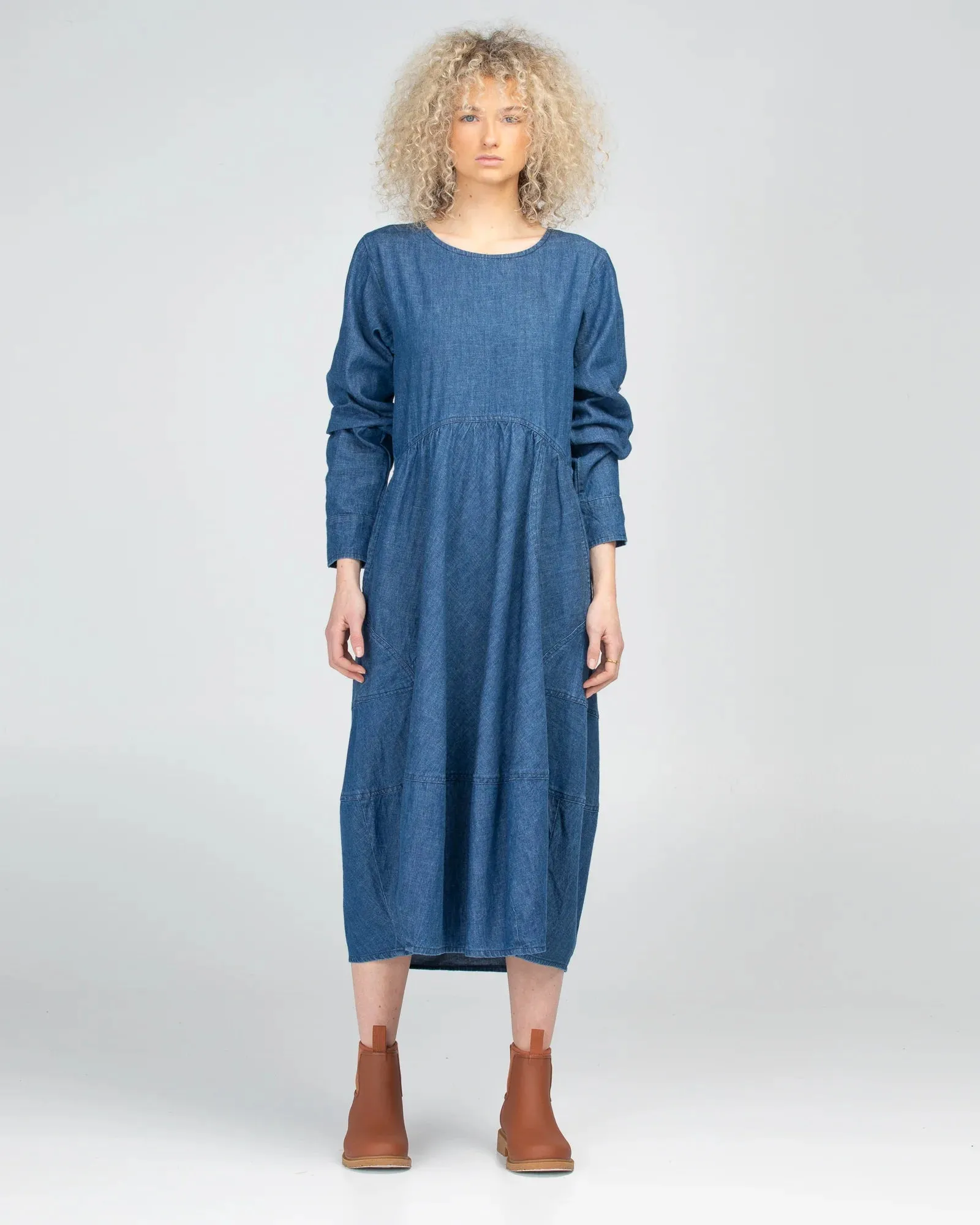 Guru Dress Basic - Mid Wash Denim