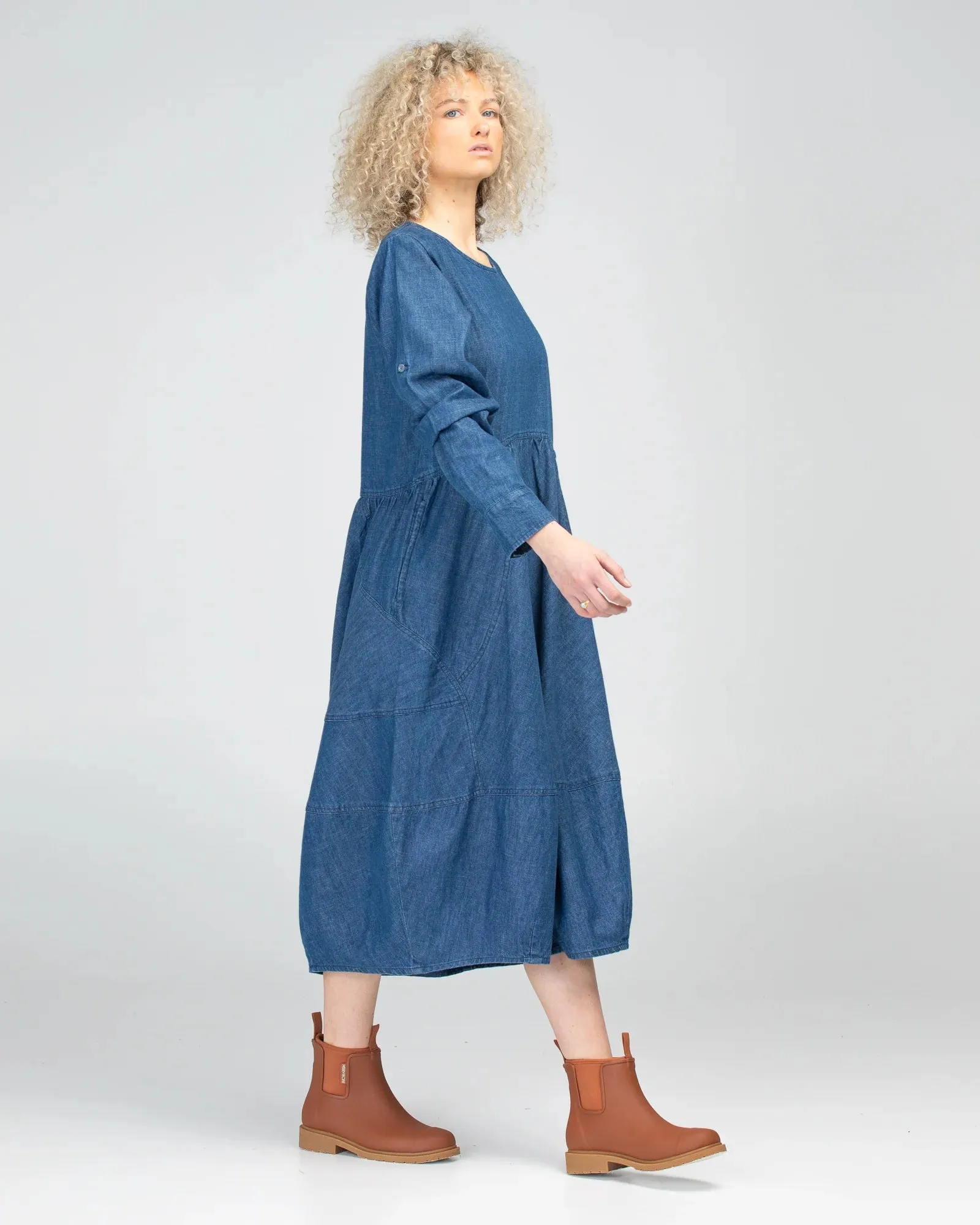 Guru Dress Basic - Mid Wash Denim
