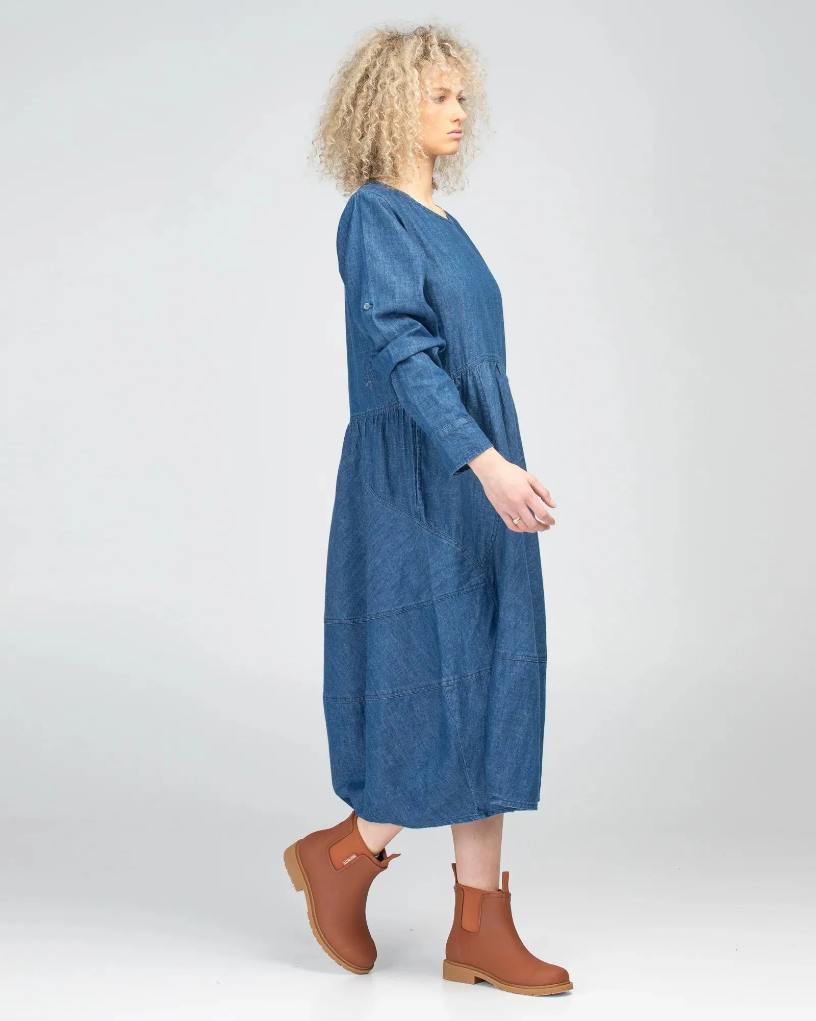 Guru Dress Basic - Mid Wash Denim
