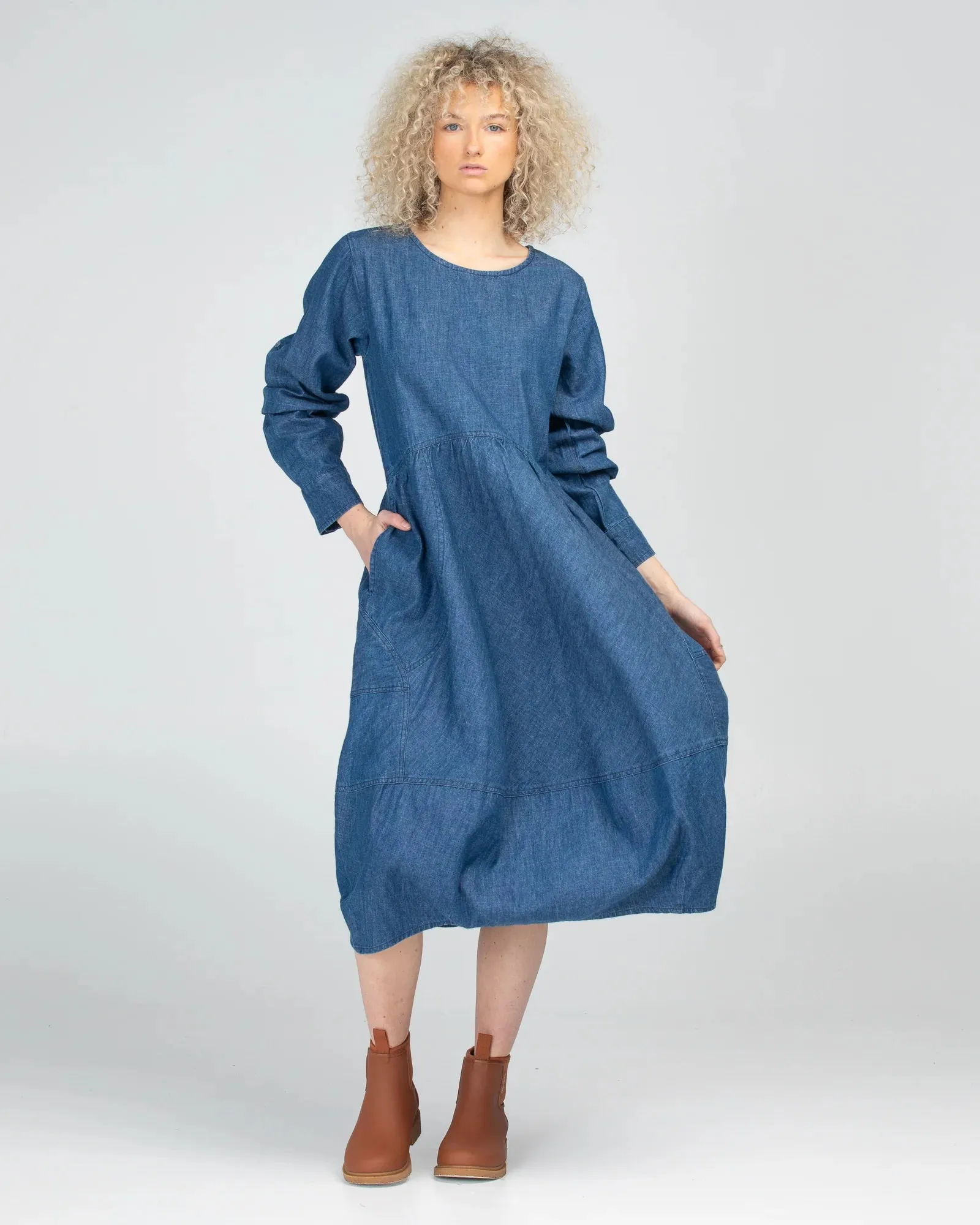 Guru Dress Basic - Mid Wash Denim