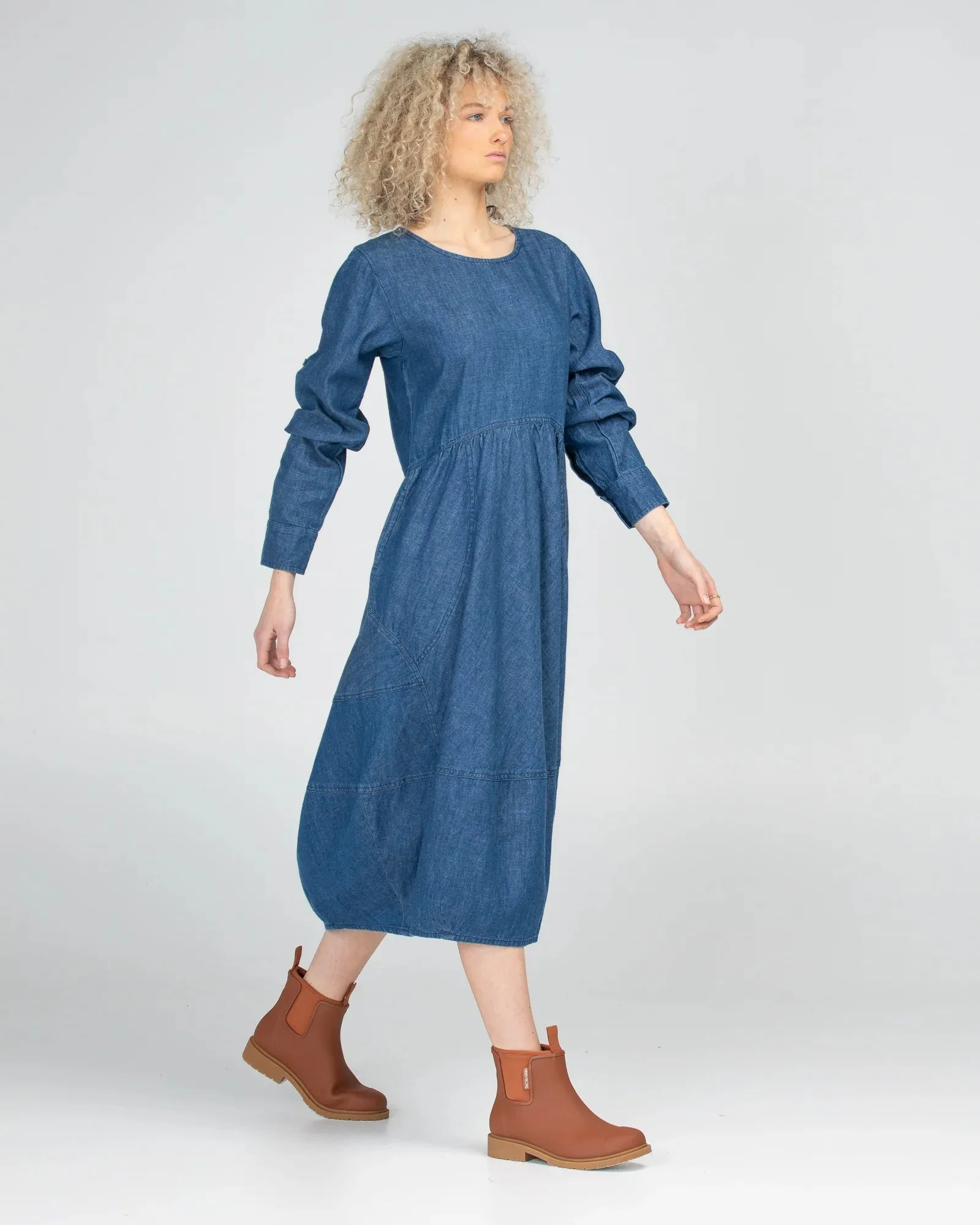 Guru Dress Basic - Mid Wash Denim