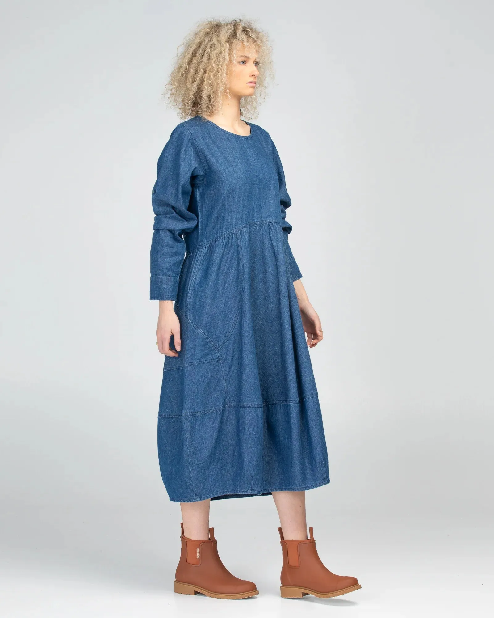Guru Dress Basic - Mid Wash Denim