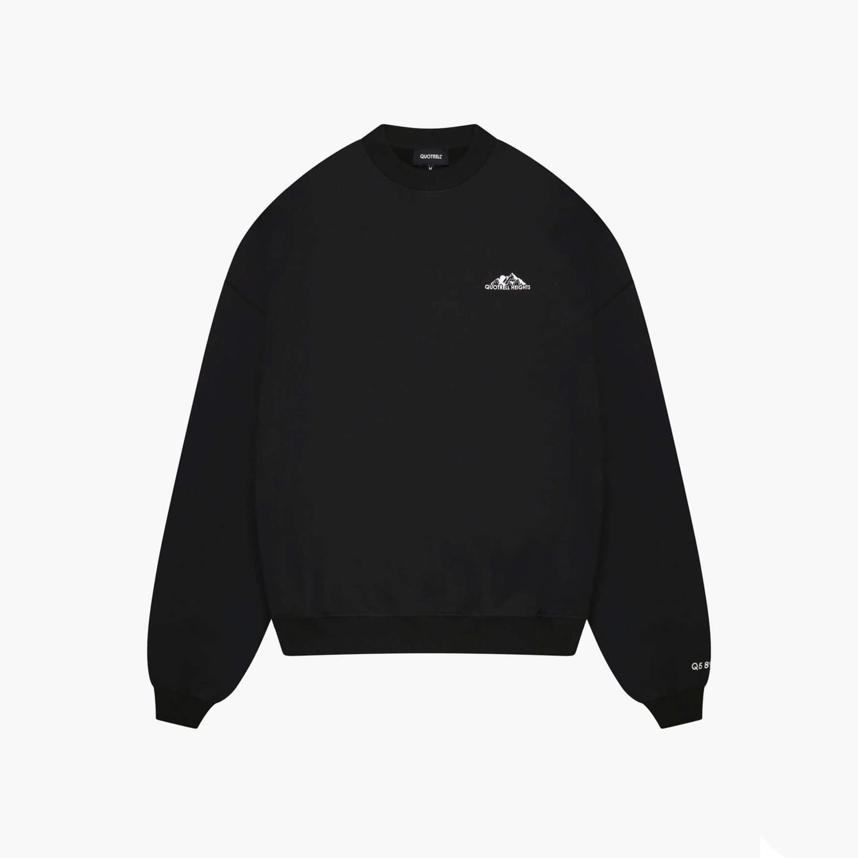 HEIGHTS CREWNECK | BLACK/WHITE