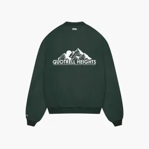 HEIGHTS CREWNECK | PETROL/WHITE