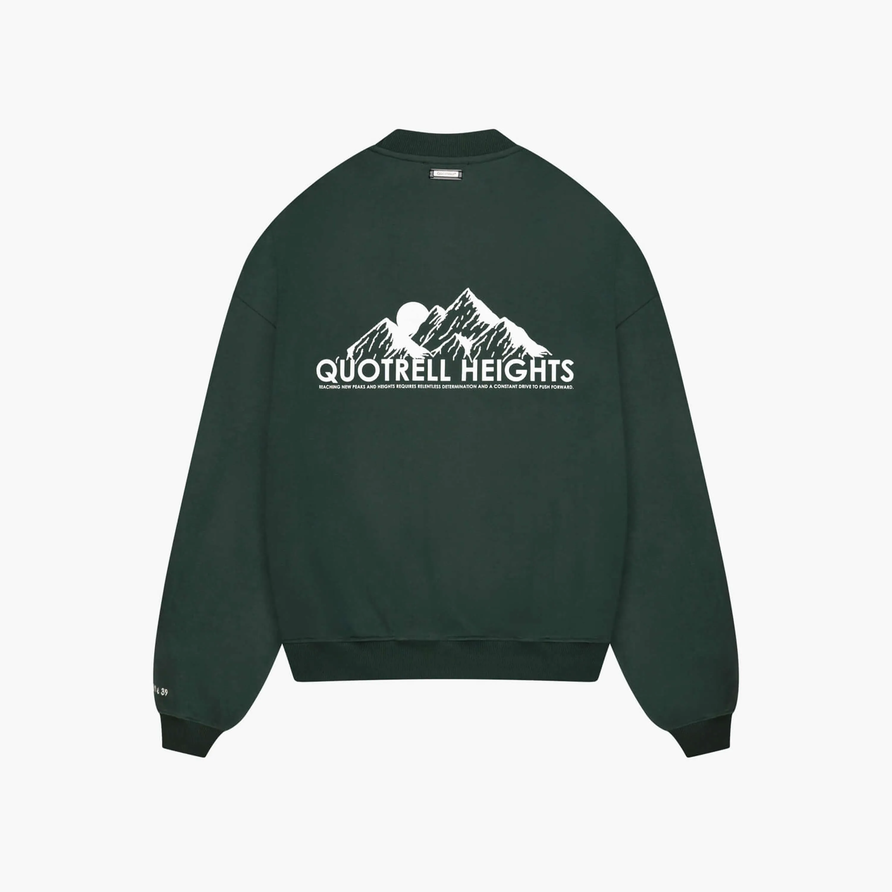HEIGHTS CREWNECK | PETROL/WHITE