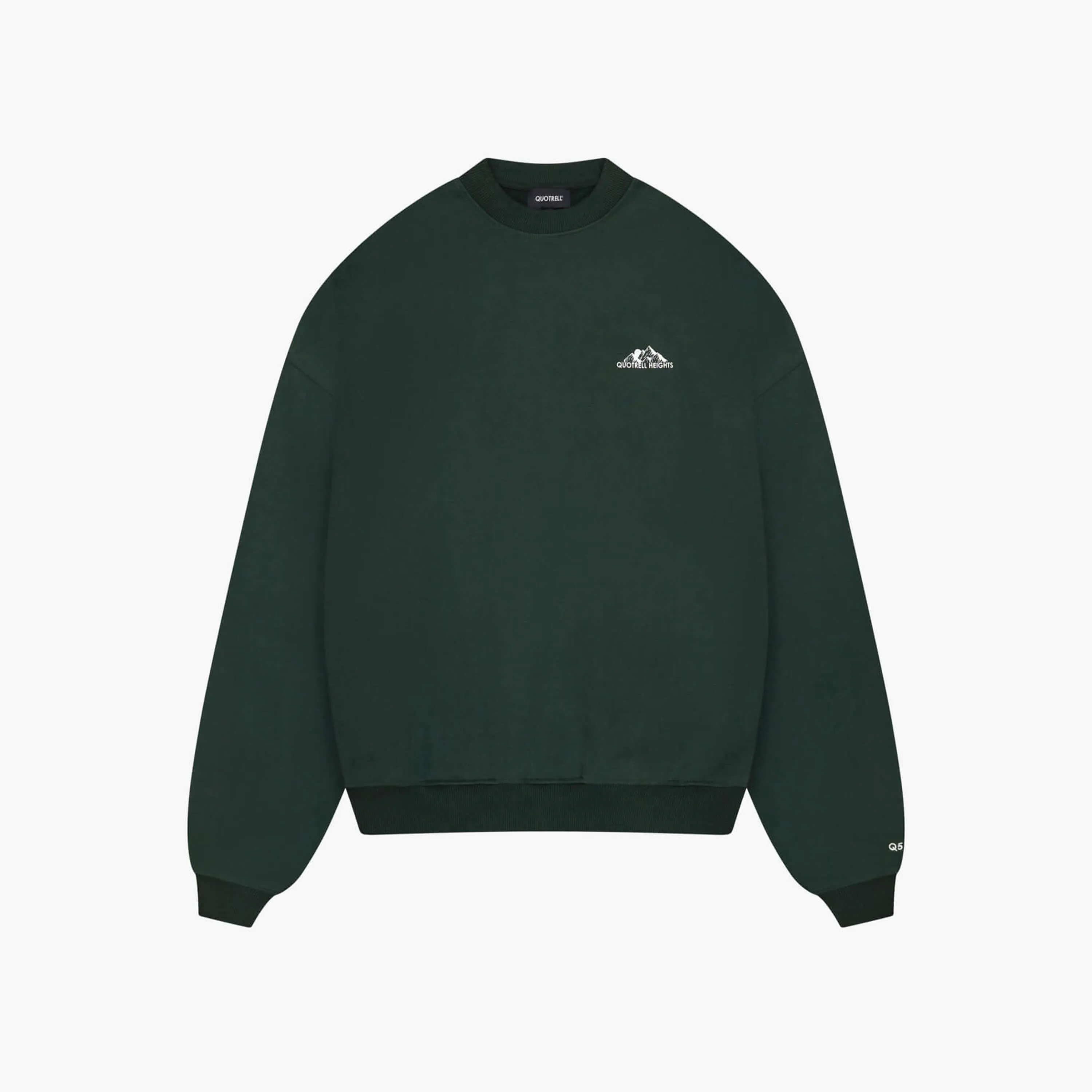 HEIGHTS CREWNECK | PETROL/WHITE