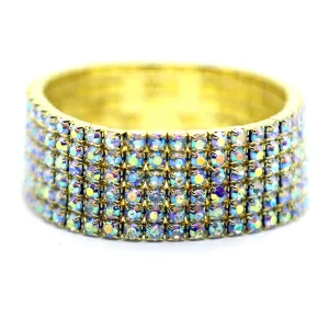 Helios: Light Gold Crystals Stretch Bracelet